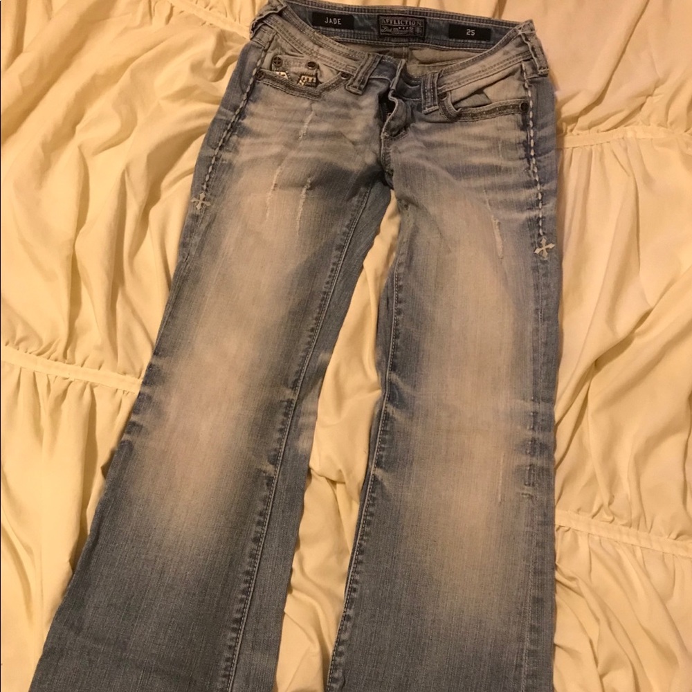 Affliction jeans size 25